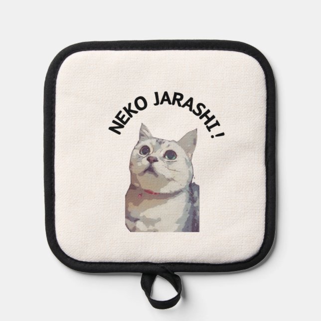 NEKO JARASHI trivet by ramu Topflappen (Vorderseite)