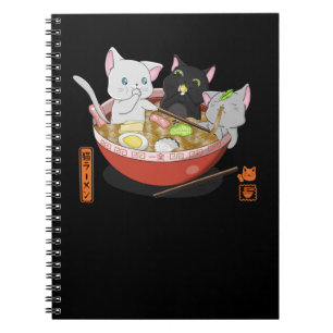 Neko Ramen cat Notizblock
