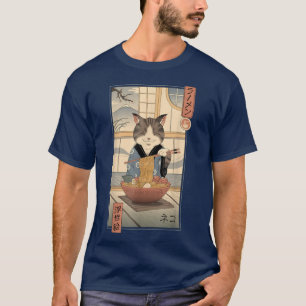 Neko Ramen Ukiyoe T-Shirt