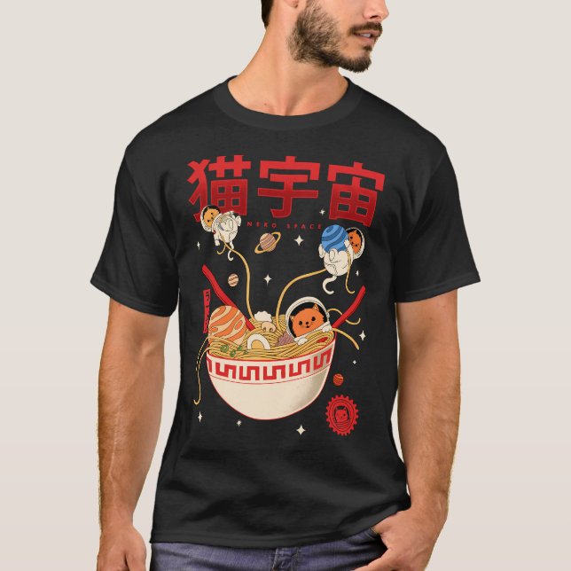 Neko Space - Ramen Adventures T-Shirt (Vorderseite)
