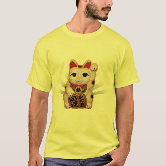 Neko: Viel Glück Neko T-Shirt (Vorderseite)