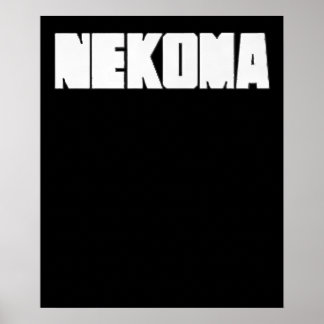 Neko Volleyball Übung Anime Manga Cosplay Poster