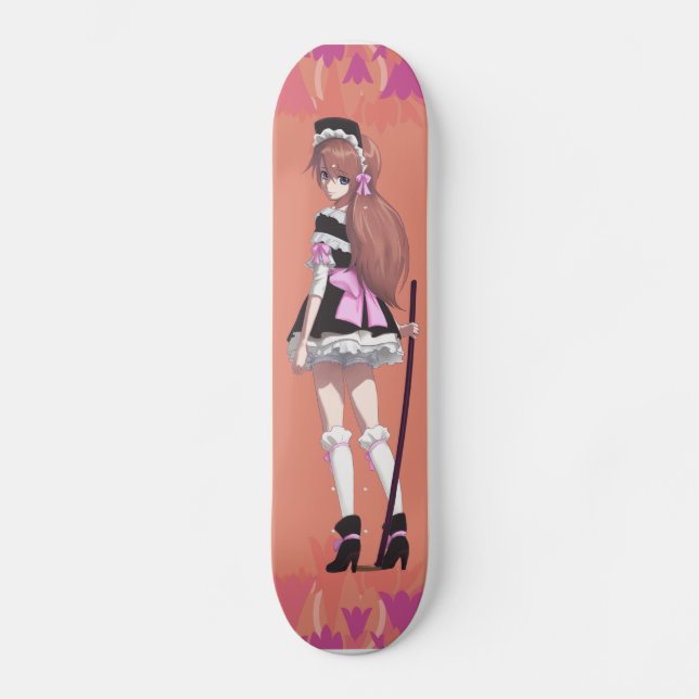 Nekonis Schwester Sythe - ursprünglicher Manga Skateboard (Vorderseite)
