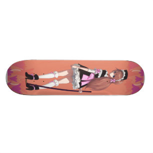 Nekonis Schwester Sythe - ursprünglicher Manga Skateboard
