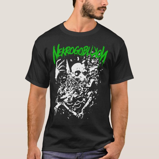 Nekrogoblikon Merch Nekrogoblikon Gift Halloween D T-Shirt (Vorderseite)