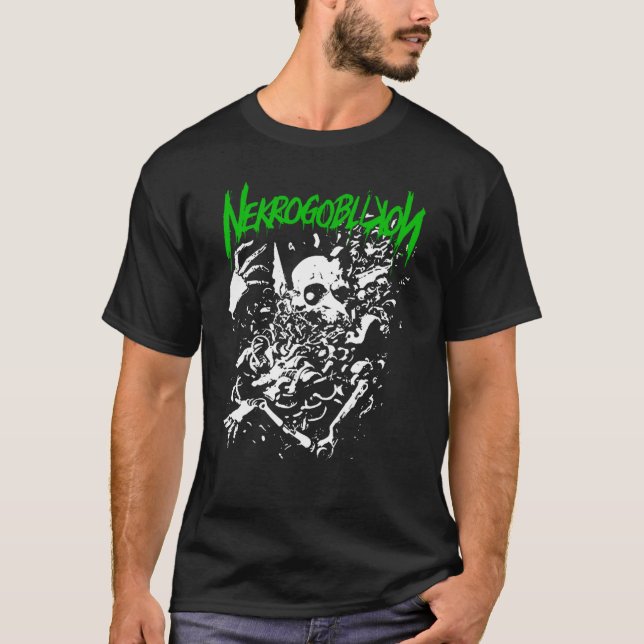 Nekrogoblikon Merch Nekrogoblikon Gift Halloween D T-Shirt (Vorderseite)