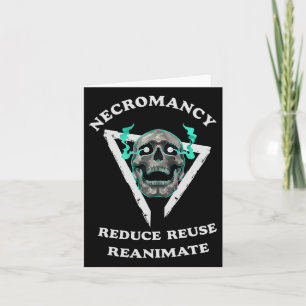 Nekromancy Reanimate Funny Skelett 1 Karte