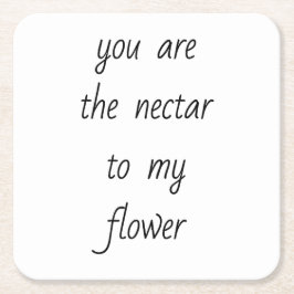 Nektar zu meinem Blume Paper Untersetzer