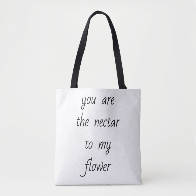 Nektar zu meiner Blume Schultertasche Tasche (Vorderseite)