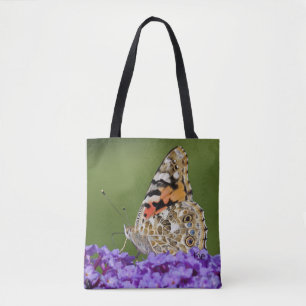 Nektarsammelnde Schmetterlinge auf Print-Bag Tasche