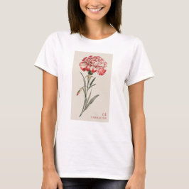 Nelke - Januar Blume T-Shirt