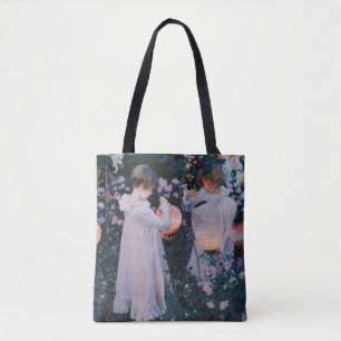 Nelke Lilie Lilie Rose John Singer Sargent Kunst Tasche