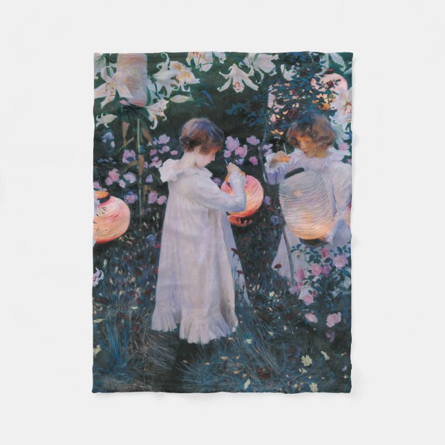 Nelke, Lily, Lily, Rose (John Singer Sargent) Fleecedecke (Vorderseite)