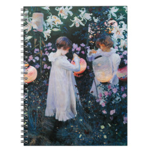 Nelke, Lily, Lily, Rose John Singer Sargent Notizblock