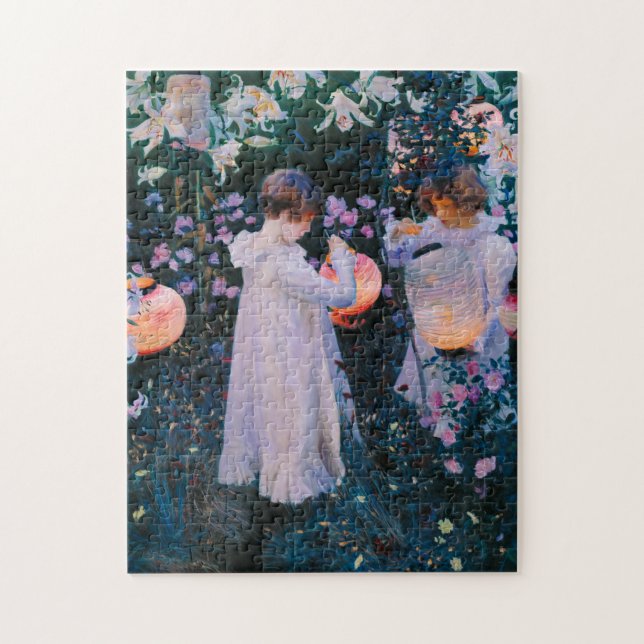Nelke, Lily, Lily, Rose von John Singer Sargent (Vertikal)