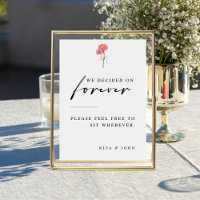 Nelke wählt einen Platz aus, nicht ein Beiheftezei