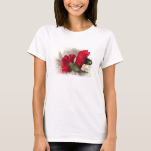 Nelken auf Brocade T-Shirt