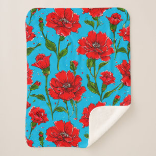 Nelken-Blume Sherpadecke