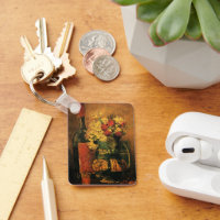 Nelken, Rose und Flaschen von Vincent van Gogh