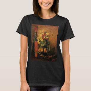 Nelken, Rosen und eine Flasche von Vincent van Gog T-Shirt
