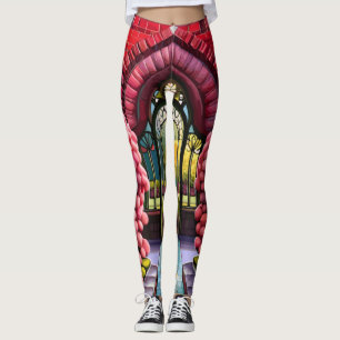Nelken schmücken Tor, Willkommen im Geheimgarten Leggings