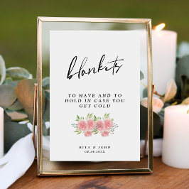 Nelkenhochzeit zum Trinken und Trinken Poster
