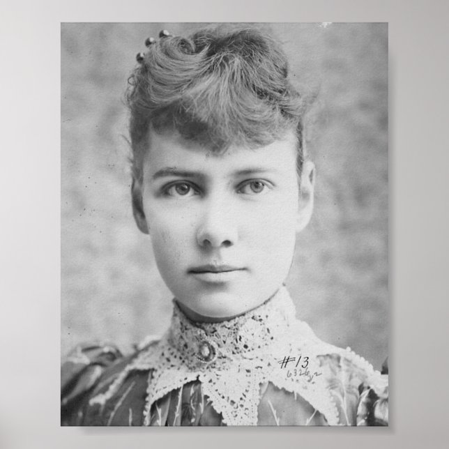 Nellie Bly - Early American Journalist - Print Poster (Vorne)