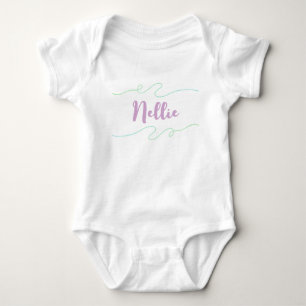 Nellie Name Custom Kids Girls Bekleidungsname Anze Baby Strampler