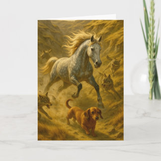 Nellie schützt Charlie vor den Coyotes Karte