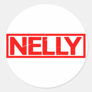 Nelly Briefmarke Runder Aufkleber