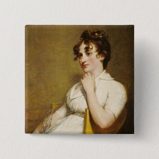 Nelly Grandtochter von Präsident Washington Button (Vorderseite)