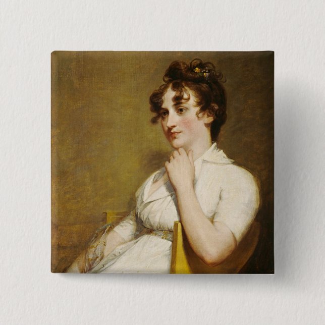 Nelly Grandtochter von Präsident Washington Button (Vorderseite)