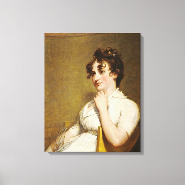 Nelly Grandtochter von Präsident Washington Leinwanddruck (Vorderseite)