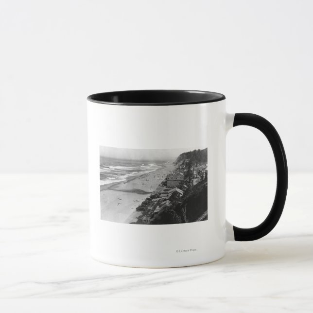 Nelscott, Oregon Beach Scene Waterfront Tasse (Rechts)