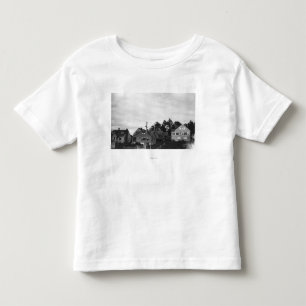 Nelscott, Oregon-Hütten auf pazifischem Ozean Kleinkind T-shirt
