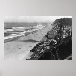 Nelscott, Oregon-Strand-Szenen-Ufergegend Poster