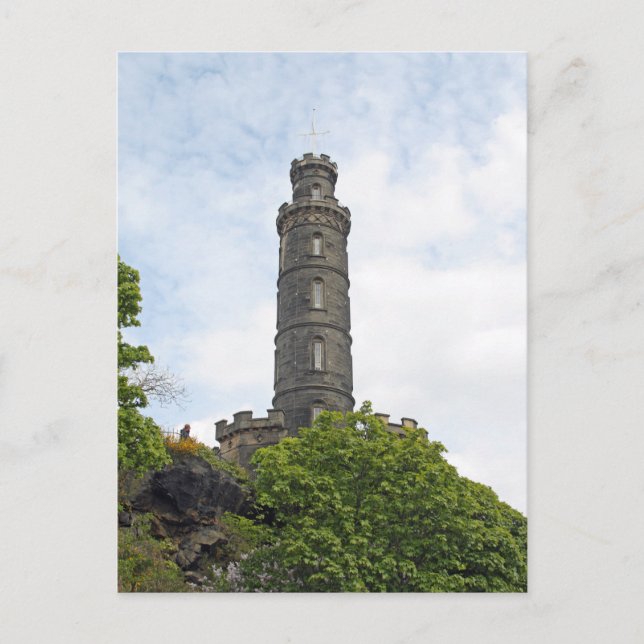 Nelson-Denkmal, Edinburgh Postkarte (Vorderseite)