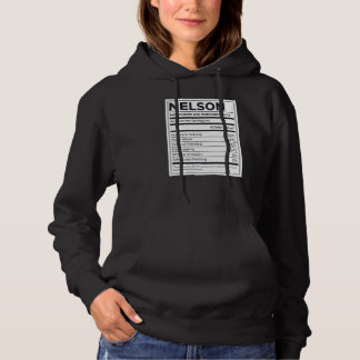Nelson Ernährungsinformation Problem lösen Hoodie
