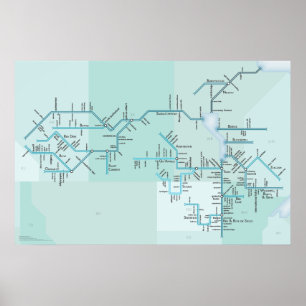 Nelson-Fluss und See Winnipeg, 30" x 20" Poster