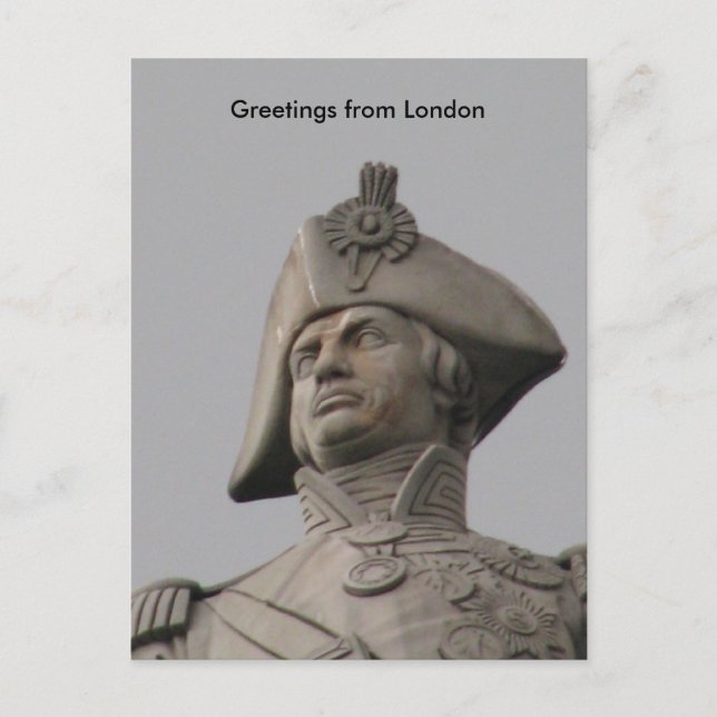 Nelson, Grüße aus London Postkarte (Vorderseite)
