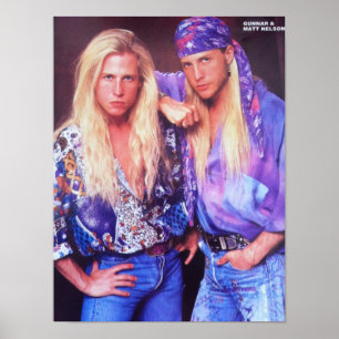 NELSON - klassisches Plakat - lila