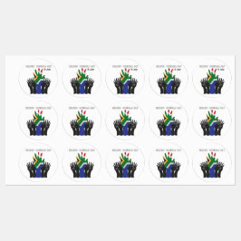 nelson Mandela day stickers Etiketten