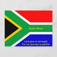Nelson Mandela Südafrica Flagge