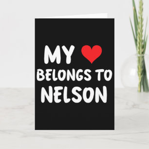 Nelson - Mein Herz gehört Nelson - Liebe Karte