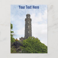 Nelson Monument, Edinburgh, anpassbare Postkarte