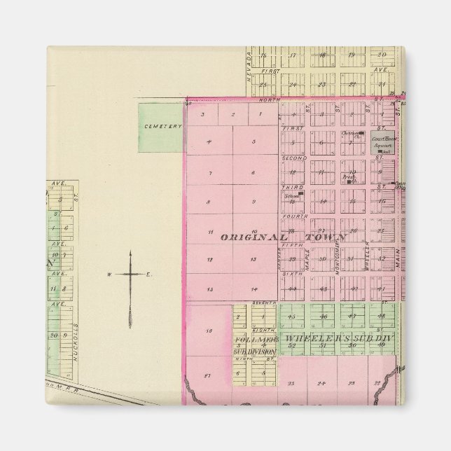 Nelson und Hardy, Nebraska Magnet (Vorne)