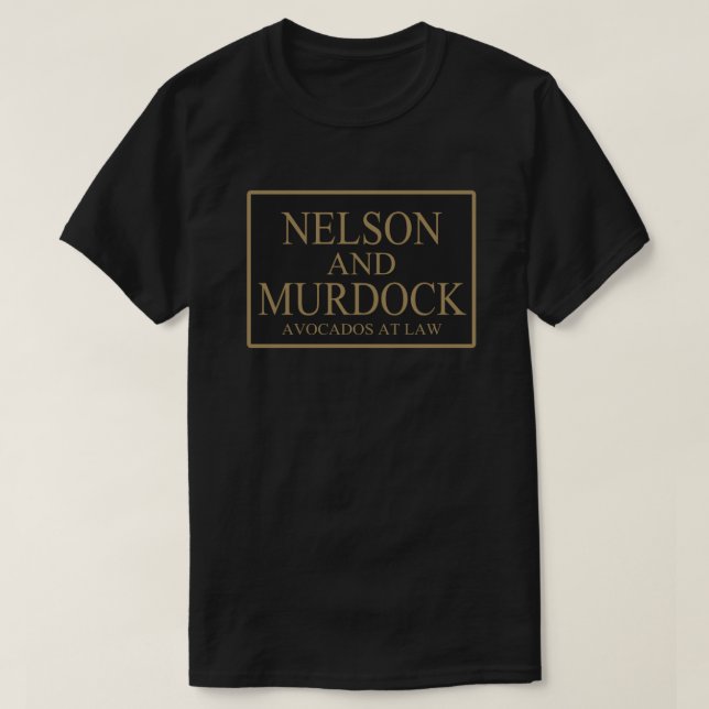 NELSON UND MURDOCK AVOCADOS beim LAW Essential T-S T-Shirt (Design vorne)