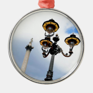 Nelson's Column London Silbernes Ornament