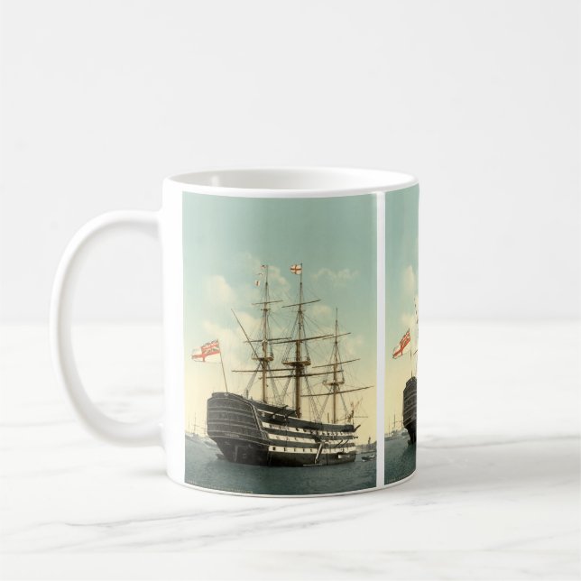 Nelsons HMS-Sieg Kaffeetasse (Links)