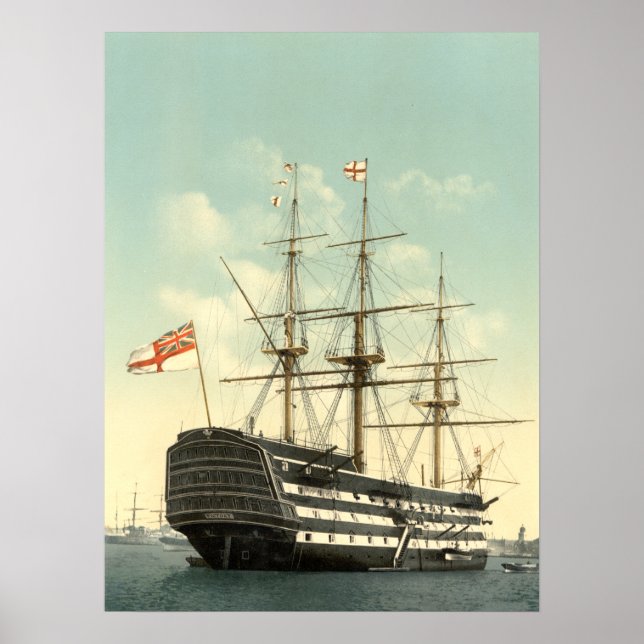 Nelsons HMS Victory Poster (Vorne)